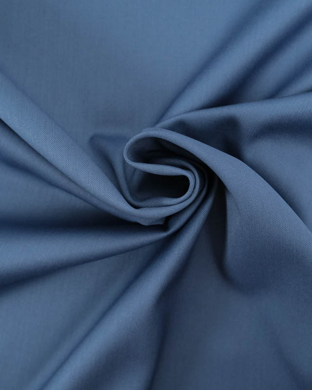 Sergé Twill Polyviscose bleu denim